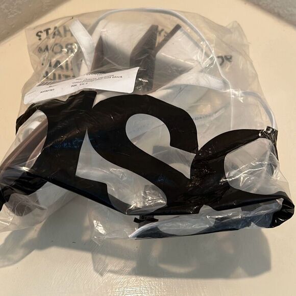 ASOS Women's 7 Strappy Block Heel White Faux Leather Square Toe Semi Formal New - Picture 9 of 11